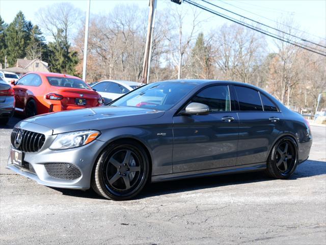 used 2017 Mercedes-Benz AMG C 43 car, priced at $28,900