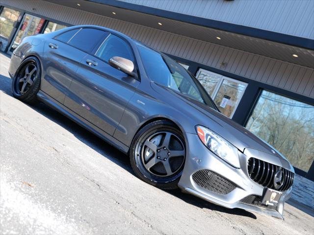 used 2017 Mercedes-Benz AMG C 43 car, priced at $28,900