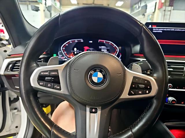 used 2021 BMW 530 car, priced at $34,900