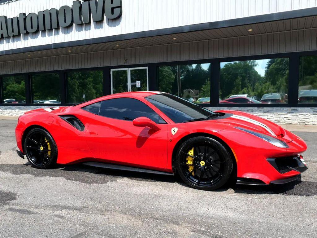 used 2020 Ferrari 488 Pista car, priced at $469,500