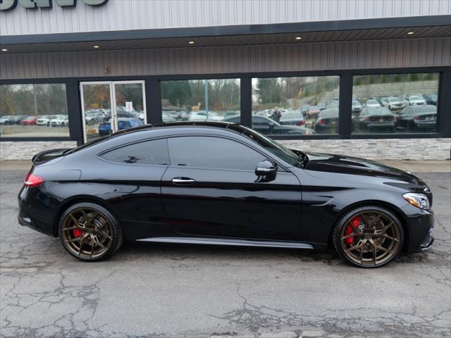 used 2018 Mercedes-Benz AMG C 63 car, priced at $53,500