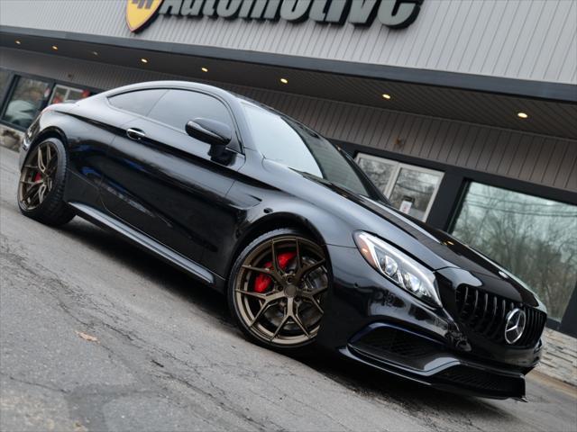 used 2018 Mercedes-Benz AMG C 63 car, priced at $53,500