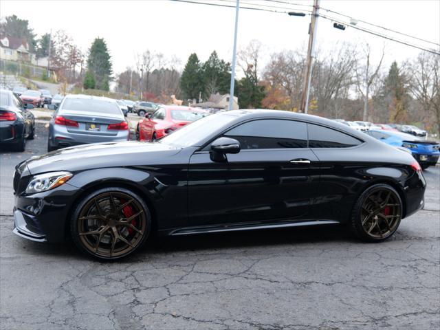 used 2018 Mercedes-Benz AMG C 63 car, priced at $53,500