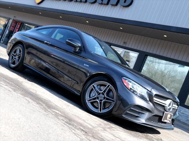 used 2021 Mercedes-Benz AMG C 43 car, priced at $45,500