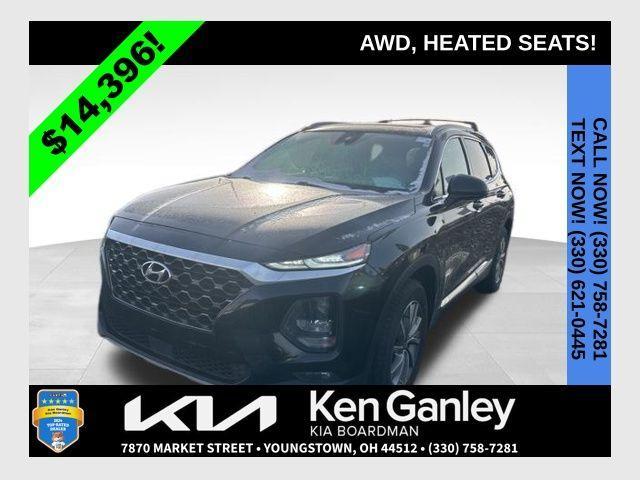 used 2020 Hyundai Santa Fe car, priced at $14,396