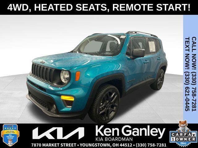 used 2021 Jeep Renegade car, priced at $17,990