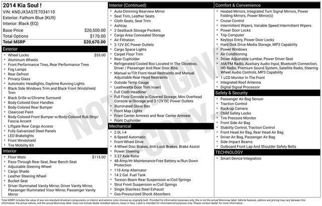 used 2014 Kia Soul car, priced at $13,858