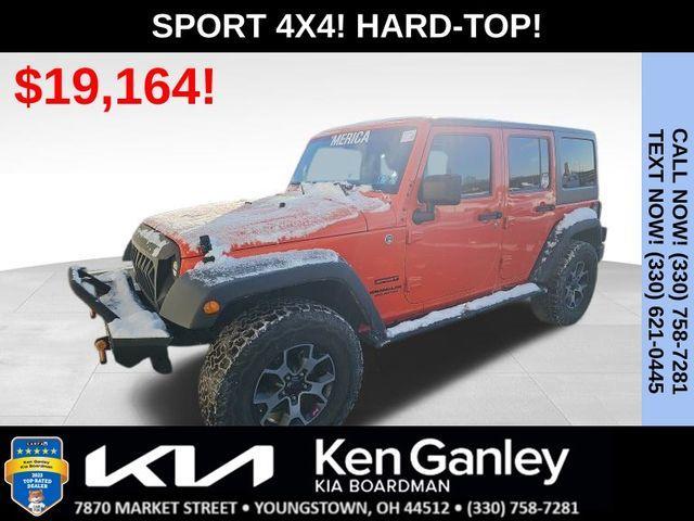 used 2015 Jeep Wrangler Unlimited car, priced at $19,164