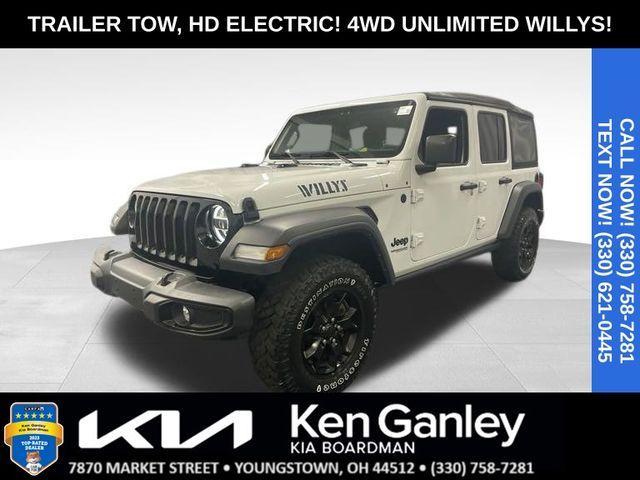 used 2021 Jeep Wrangler Unlimited car, priced at $33,500