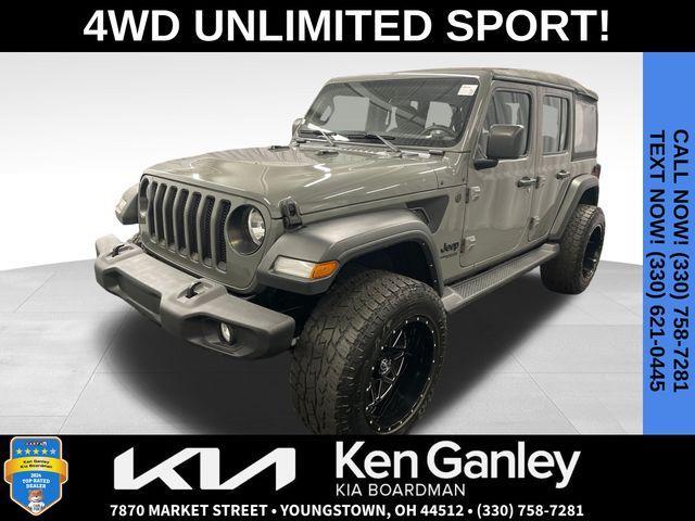 used 2022 Jeep Wrangler Unlimited car, priced at $29,895