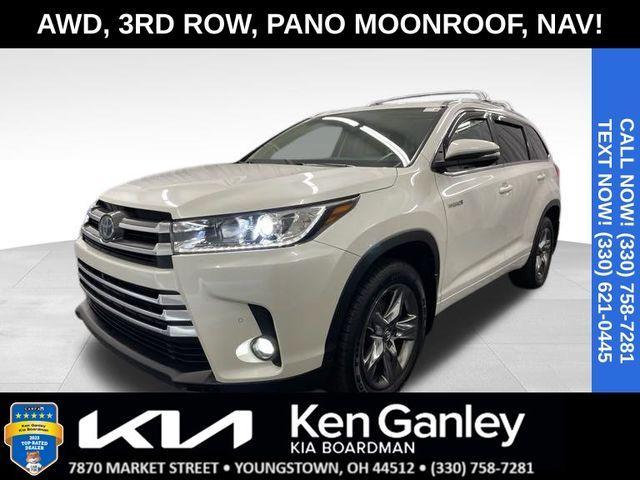 used 2019 Toyota Highlander Hybrid car, priced at $32,600