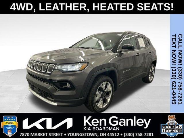 used 2022 Jeep Compass car, priced at $23,200