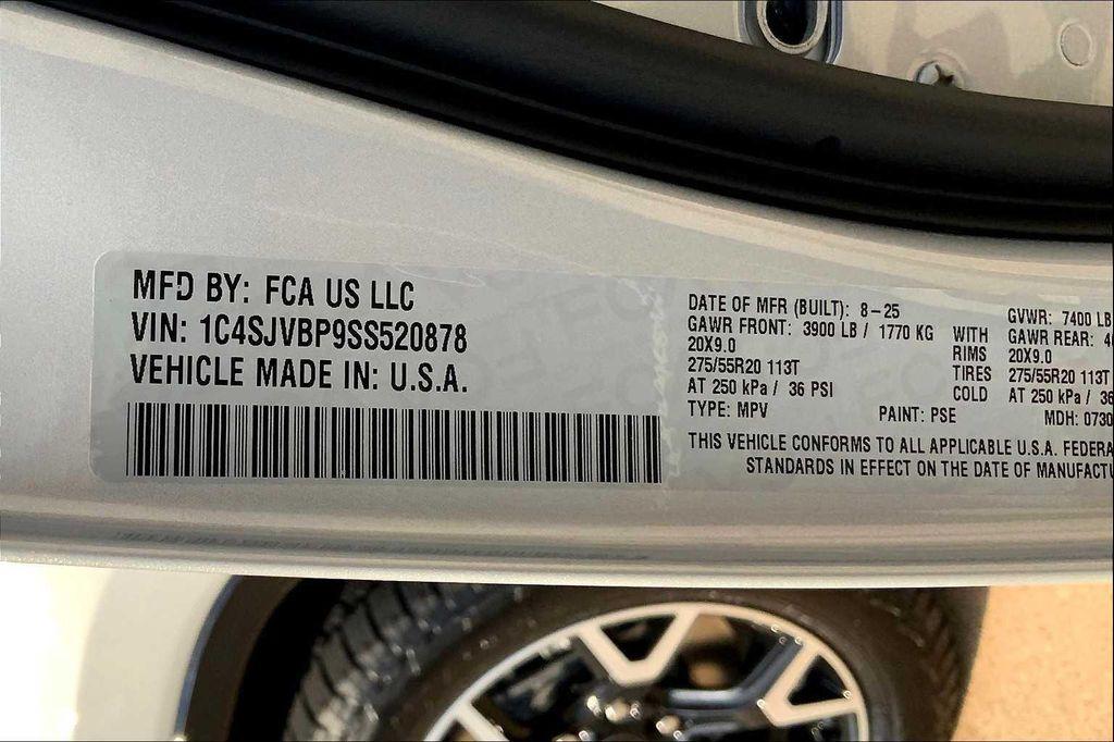 new 2025 Jeep Wagoneer car, priced at $69,999