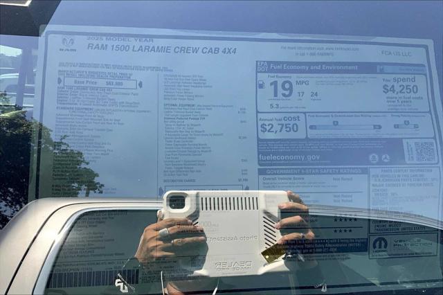 new 2025 Ram 1500 car, priced at $68,999