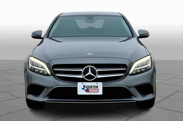 used 2021 Mercedes-Benz C-Class car, priced at $26,990