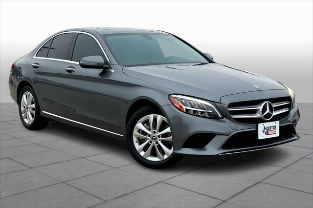 used 2021 Mercedes-Benz C-Class car, priced at $26,990