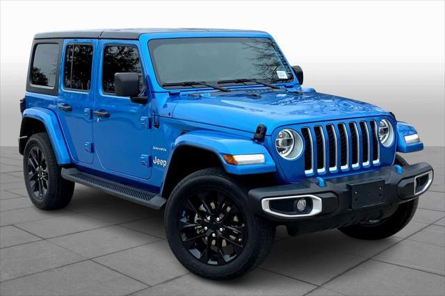 used 2022 Jeep Wrangler Unlimited 4xe car, priced at $32,990