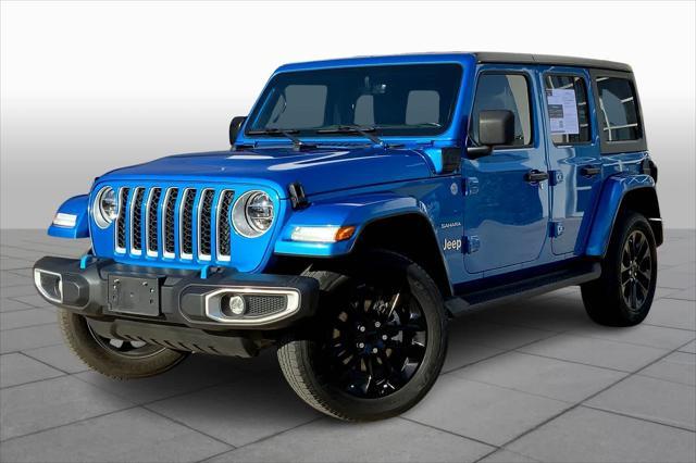 used 2022 Jeep Wrangler Unlimited 4xe car, priced at $32,990