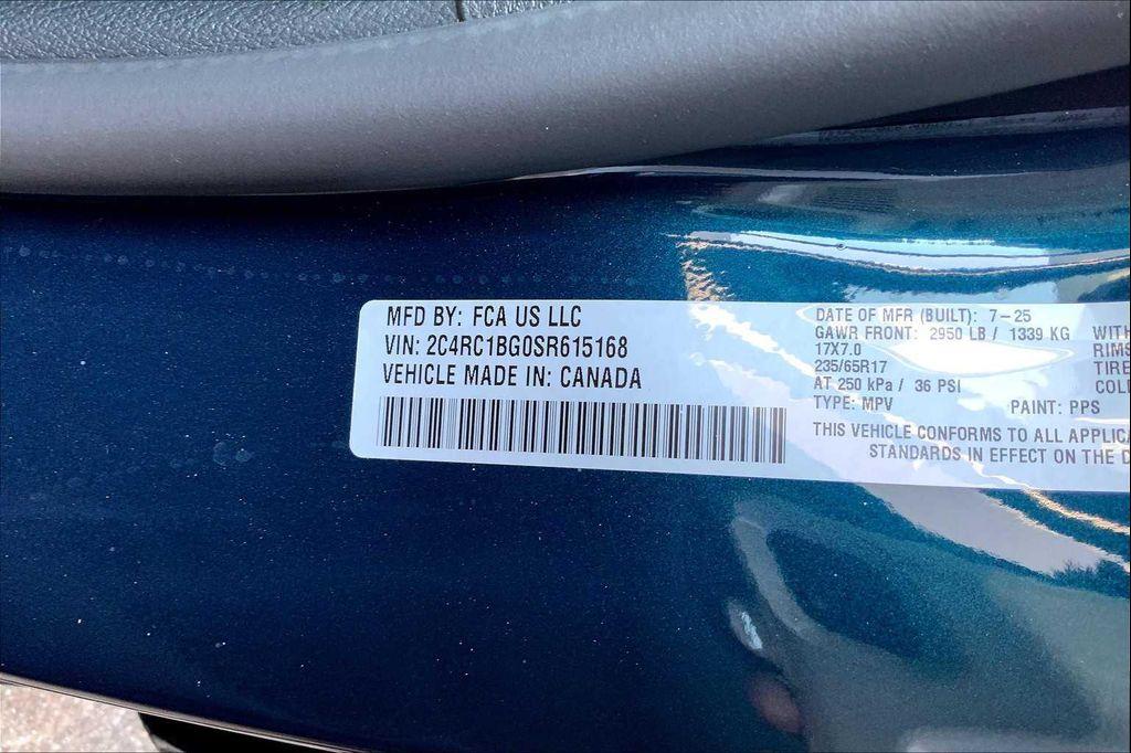 new 2025 Chrysler Pacifica car, priced at $42,999