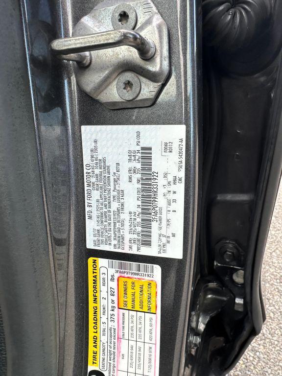 used 2017 Ford Fusion car, priced at $9,600