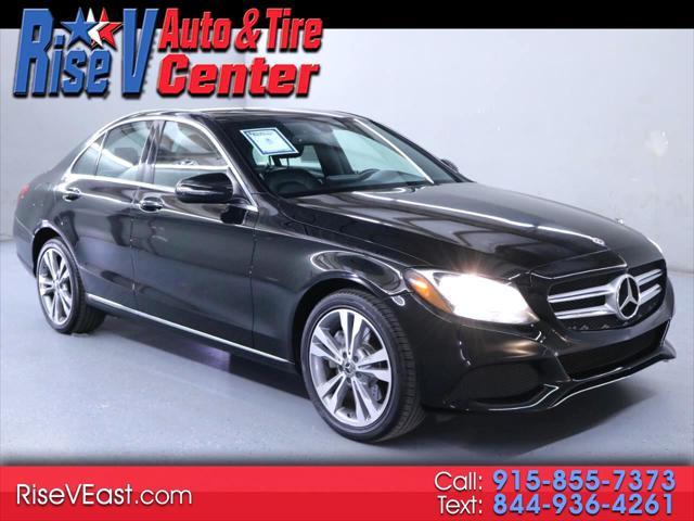 used 2018 Mercedes-Benz C-Class car, priced at $20,995