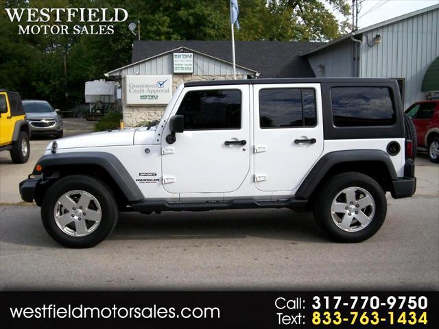 used 2013 Jeep Wrangler Unlimited car, priced at $15,999