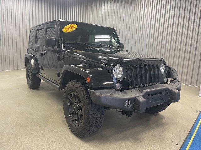 used 2016 Jeep Wrangler Unlimited car, priced at $16,988