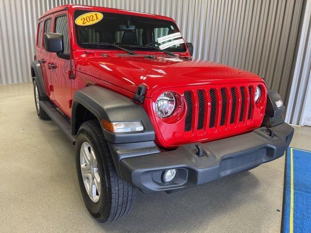 used 2021 Jeep Wrangler Unlimited car, priced at $33,461