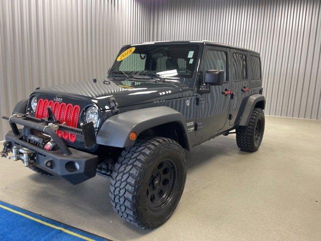 used 2018 Jeep Wrangler JK Unlimited car, priced at $24,988