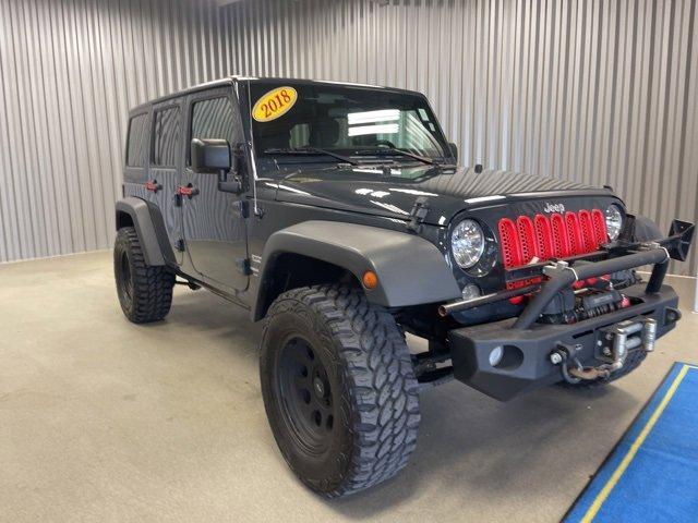 used 2018 Jeep Wrangler JK Unlimited car, priced at $24,988