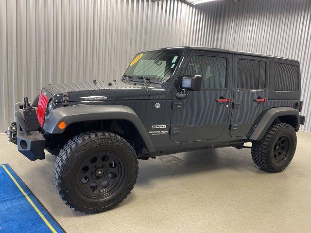 used 2018 Jeep Wrangler JK Unlimited car, priced at $24,988