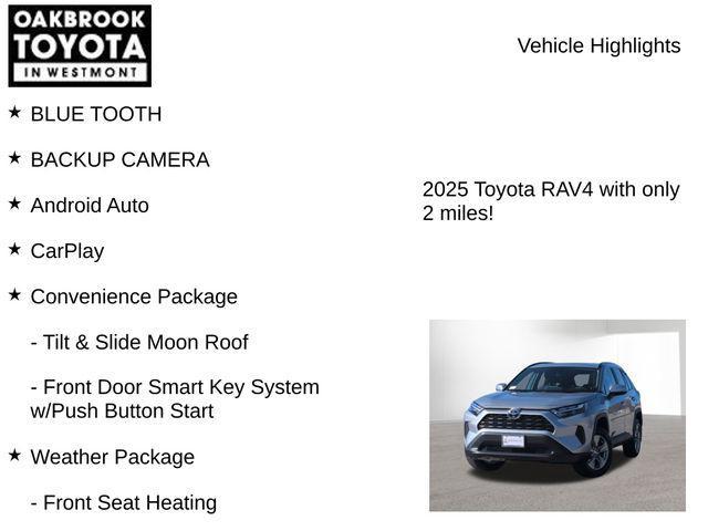 new 2025 Toyota RAV4 car, priced at $35,613