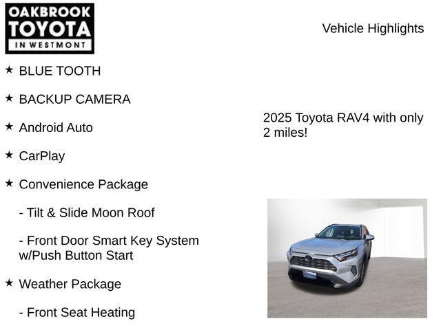 new 2025 Toyota RAV4 car, priced at $35,613