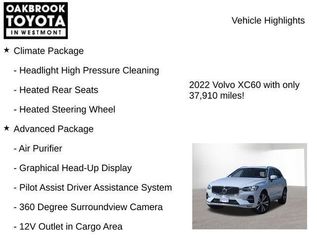 used 2022 Volvo XC60 car, priced at $29,999