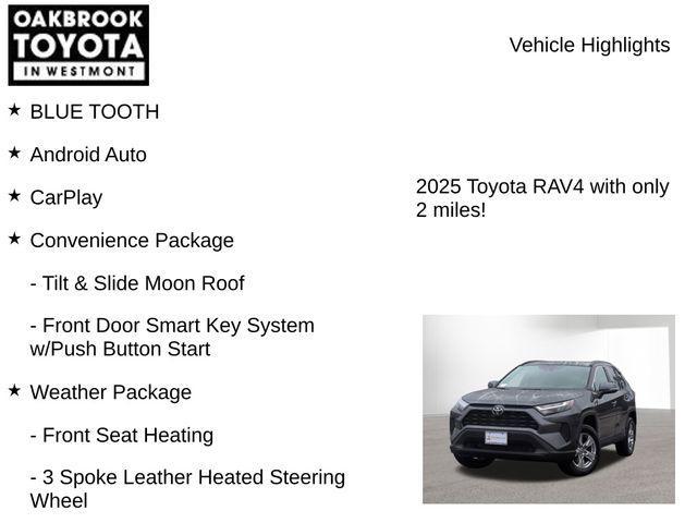new 2025 Toyota RAV4 car, priced at $35,613