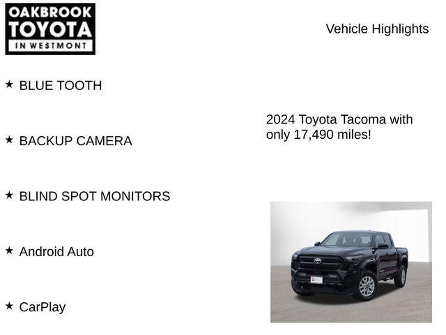 used 2024 Toyota Tacoma car, priced at $37,855