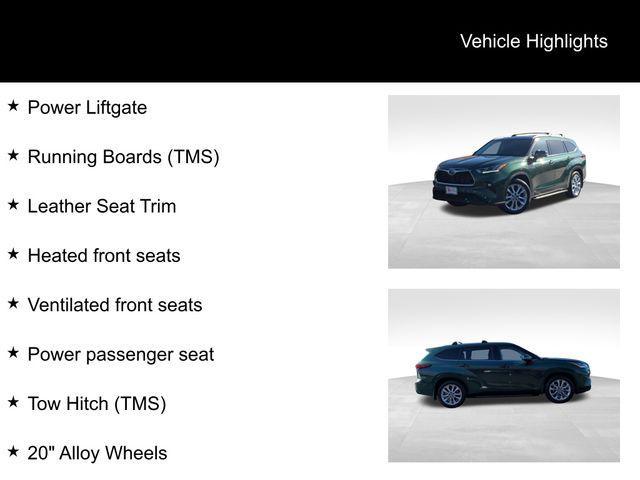 used 2023 Toyota Highlander Hybrid car, priced at $48,999