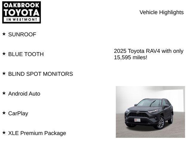 used 2025 Toyota RAV4 car, priced at $34,999