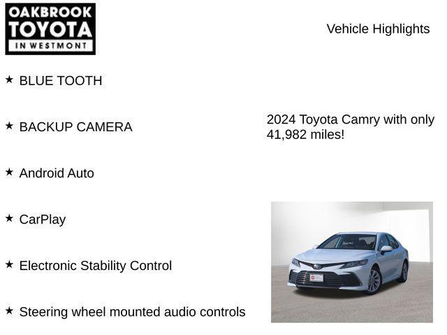 used 2024 Toyota Camry car, priced at $23,400