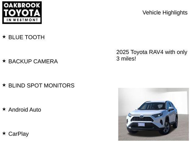 new 2025 Toyota RAV4 car, priced at $33,450