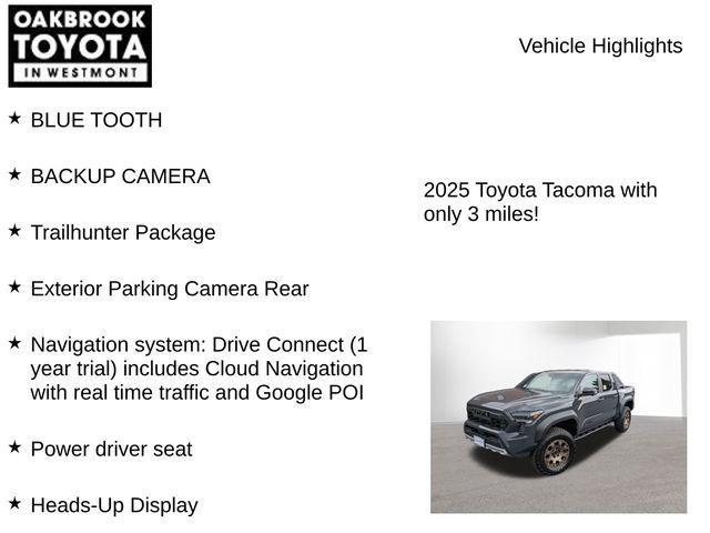 new 2025 Toyota Tacoma Hybrid car, priced at $61,647