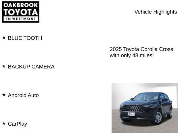 used 2025 Toyota Corolla Cross car, priced at $24,999