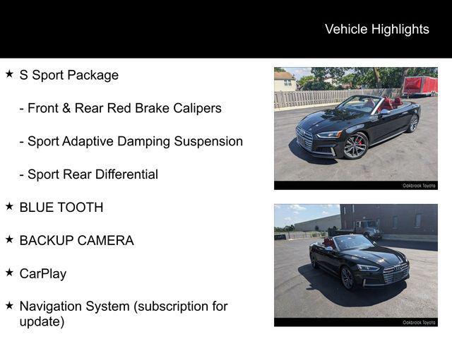 used 2019 Audi S5 car, priced at $36,800