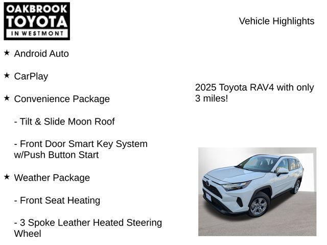 new 2025 Toyota RAV4 car, priced at $35,913