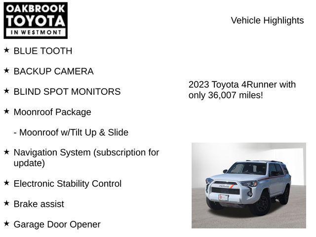 used 2023 Toyota 4Runner car, priced at $46,999