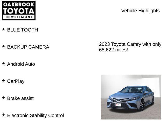 used 2023 Toyota Camry car, priced at $24,750