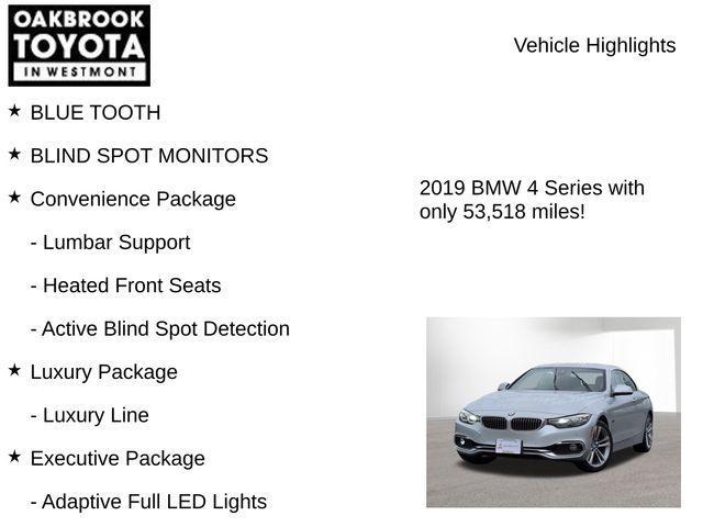used 2019 BMW 430 car, priced at $24,627