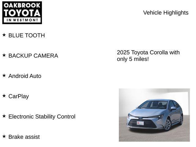 used 2025 Toyota Corolla car, priced at $22,800