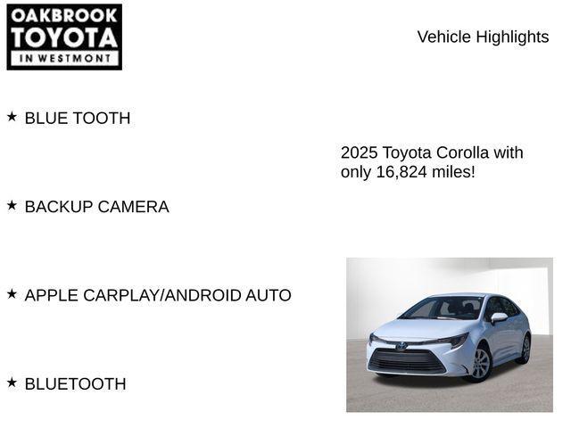 used 2025 Toyota Corolla car, priced at $22,649