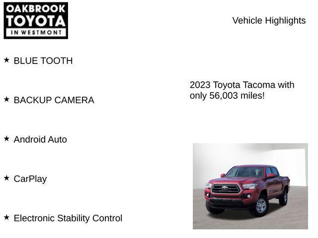 used 2023 Toyota Tacoma car, priced at $27,799